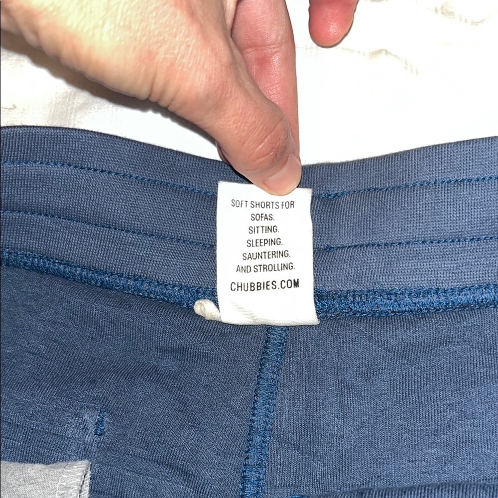 Chubbies Navy Patterned Flat Front Shorts - image 3